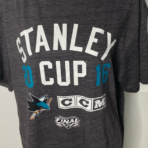 NHL San Jose Sharks 2016 Stanley Cup XL Tee - Picture 2 of 6